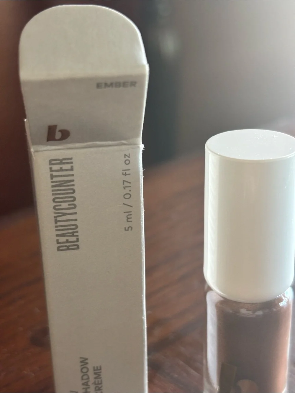 New Beautycounter Lid Glow Cream Ember Metallic Bronze Eye EyeShadow